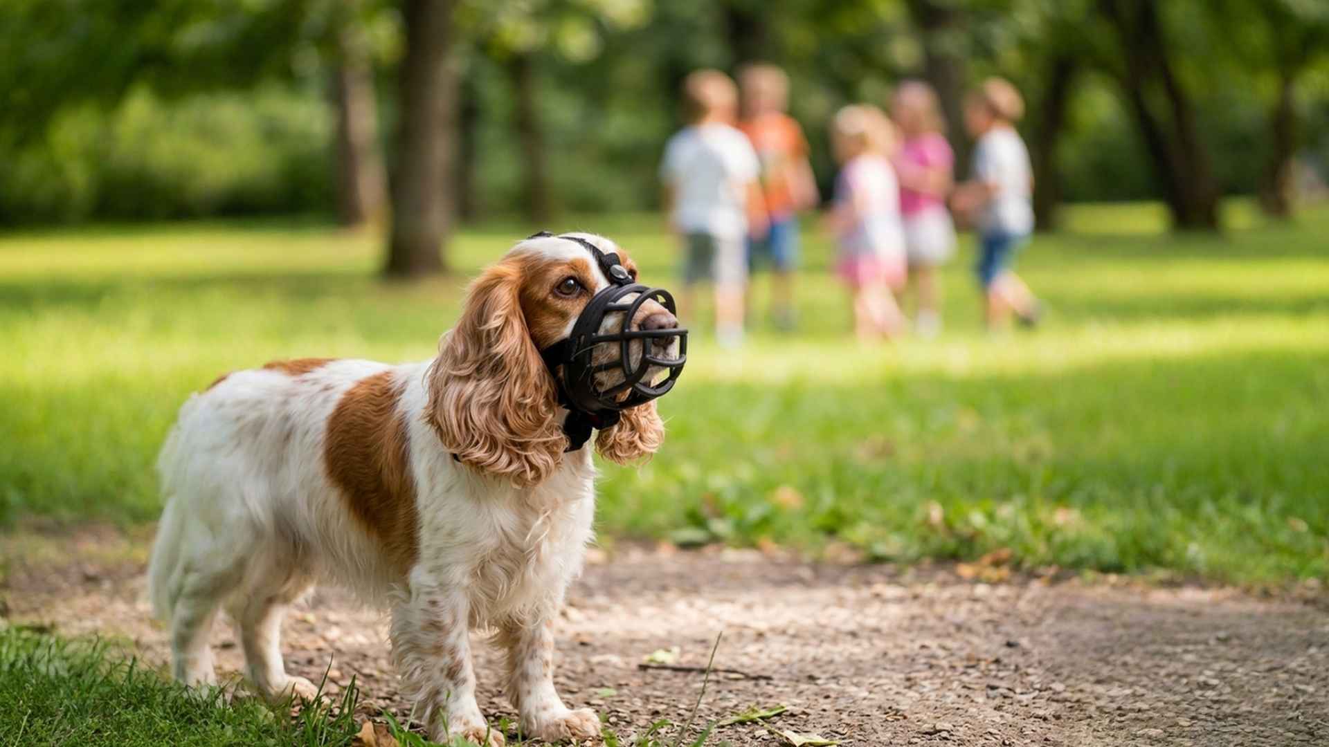 como poner el bozal a un perro